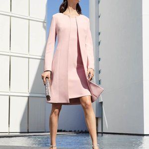 Albert Nipon Two-piece Topper Coat & Sheath Dress